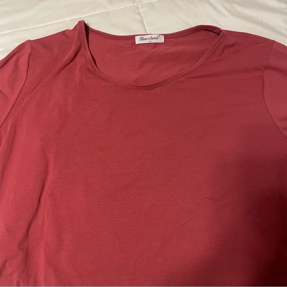 Lot of 3 Classic Side-Ruched Maternity T-Shirts, Like New! XXL - Picture 9 of 9